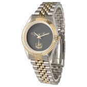 Montre Célébration du 30e anniversaire. Personnalisable. (Incliné)