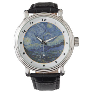 Montre Célèbre Starry Night & Van Gogh /Art vintage