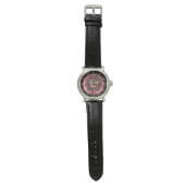 MONTRE CELTIC KNOTS FLEURS ET ROSE AMÉTHYST PIERRES GEM (Plat)