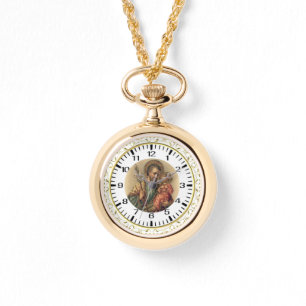 Montre Cercle de dentelle d'or de Jésus d'enfant de St