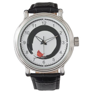 Montre Cercle zen avec Cardinal de Noël