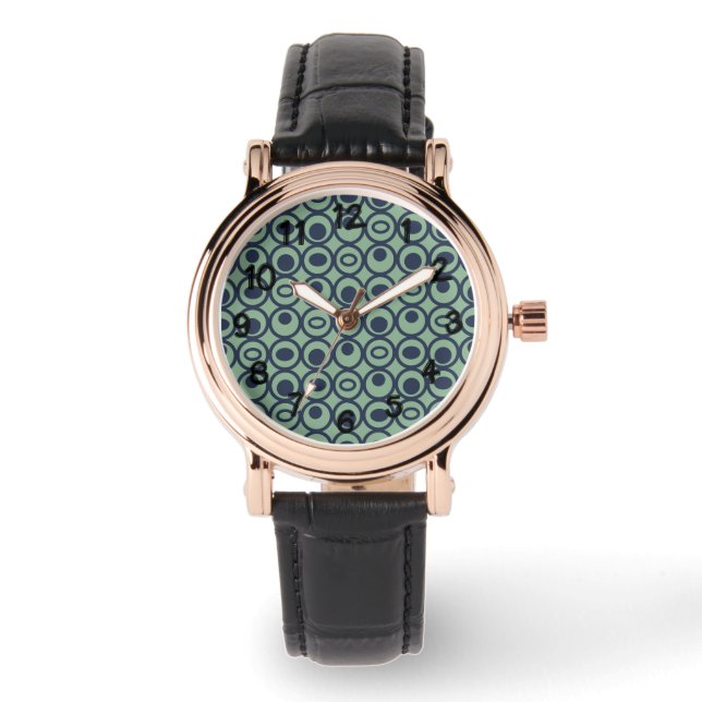 Montre Cercles bleus en cercles (Recto)