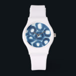 Montre Cercles d'impression d'aquarelle Indigio<br><div class="desc">Cercles d'impression en aquarelle Indigio. Artiste : Grace Popp. Numéro d'image : 153152FN.</div>