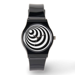 Montre Cercles d'infinité noirs