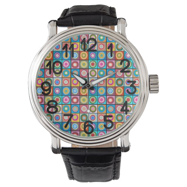 Montre Cercles inspirés par Kandinsky (devant)