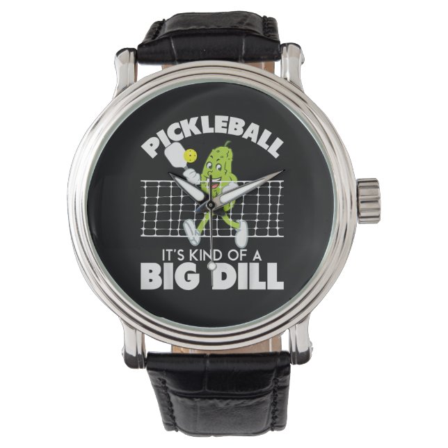 Montre C'est un peu une grosse affaire - Une raquette de  (devant)