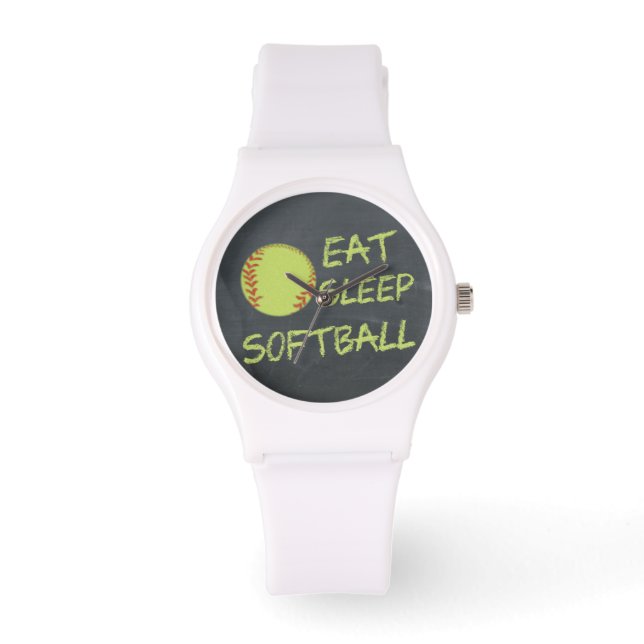 Montre Chalkboard Manger Sleep Softball (Recto)