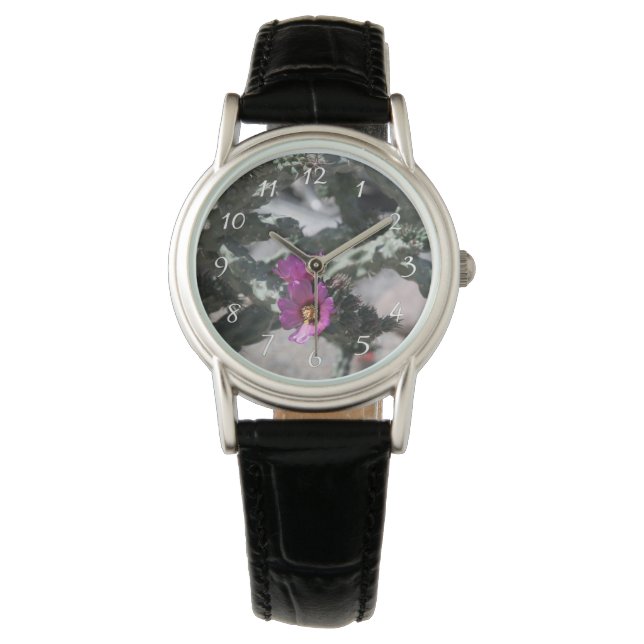 Montre Challa Cactus en fleurs (devant)