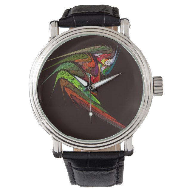 Montre Chameleon Art Abstrait (devant)