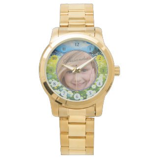 Montre Champ de fleurs sauvages