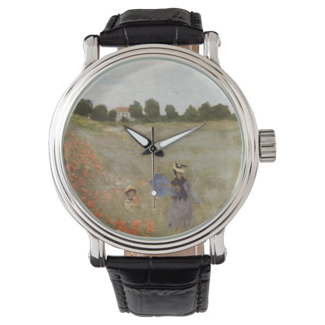 Montre Champ de pavots Claude Monet (devant)