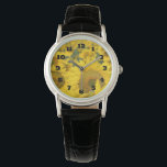 Montre Champ jaune de tournesols photo<br><div class="desc">Une montre avec une belle photo d'un champ de tournesols jaunes.</div>