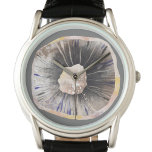 Montre Champagne<br><div class="desc">Aquarelle minimaliste d'un champignon dans des tons neutres de brun et de gris. Art original de Nic Squirrell. Parfait pour un chef,  un serveur ou un cuisinier,  ou pour un gars amusant !</div>