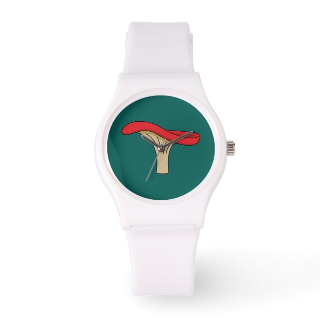 Montre Champignons rouges caricaturés (Recto)