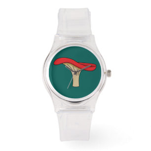 Montre Champignons rouges caricaturés