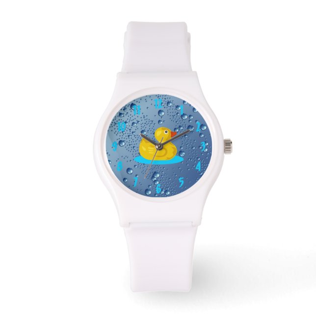 Montre Chance de pluie caniche gouttes (Recto)