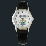 Montre Chandeliers juifs Shalom Watch<br><div class="desc">Chandeliers juifs et cadeaux et vêtements traditionnels personnalisés</div>