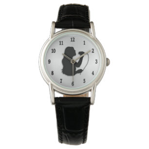 Montre Chanteuse avec des chiffres noirs