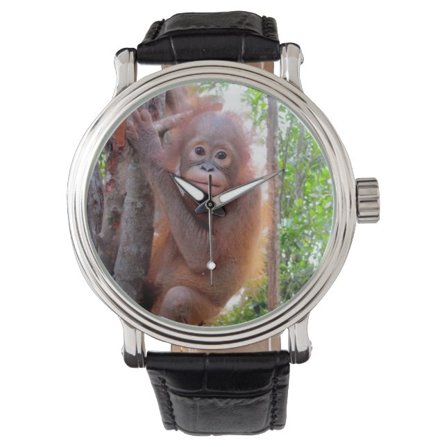 Montre Charité de la faune Bébé Orangutan (devant)
