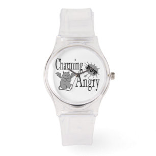 Montre Charming mais en colère petit chat diable drôle ci