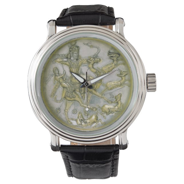 Montre Chasse Ancienne En Plaque Iranienne (devant)