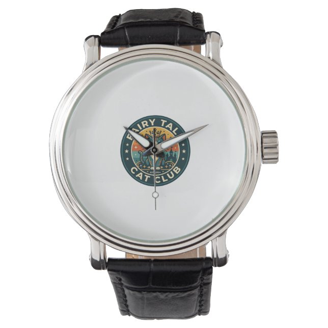 Montre Chat de conte de fée design de chaton mignon - Cha (devant)