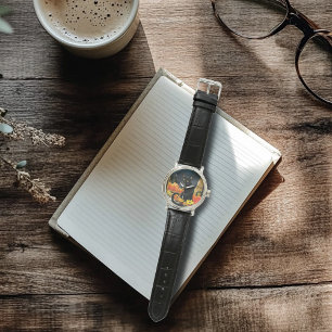 Montre Chat d'Halloween noir