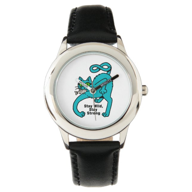 Montre Chat Expressif Excentrique (devant)