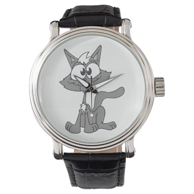 Montre Chat gris (devant)