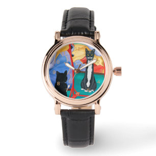 Montre Chat maigre de Chambre d'amusement