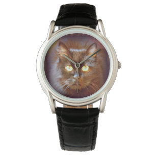 Montre chat noir