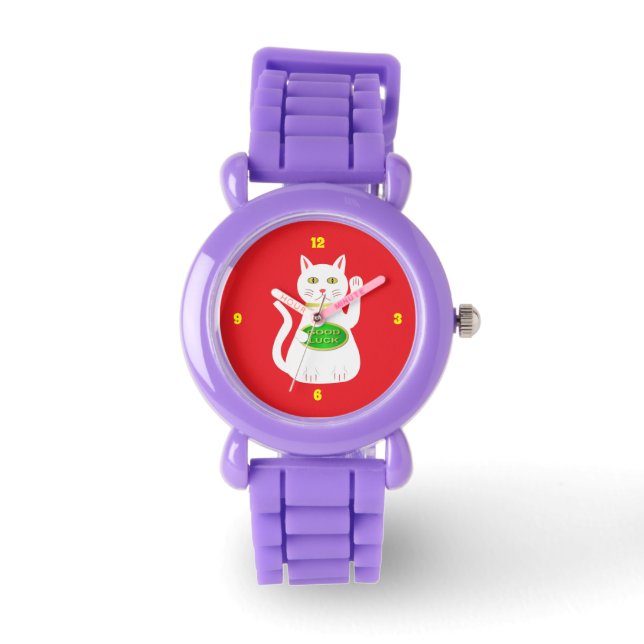 Montre Chat Oriental Lucky (Recto)