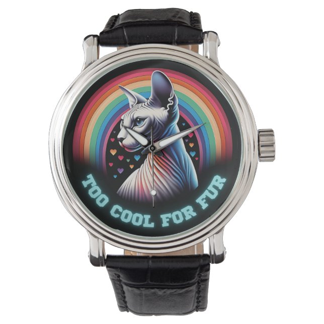 Montre Chat Sphynx  (devant)