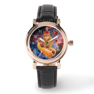 Montre Chat, tomate et hot dogs