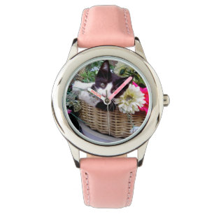 Montre Chaton dans un panier