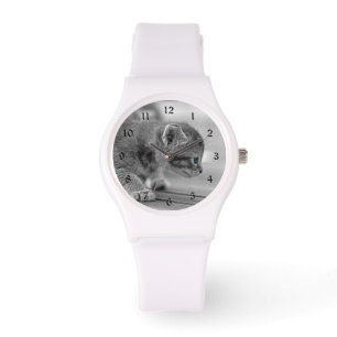 Montre Chaton de acroupissement