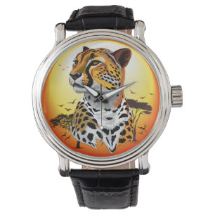 Montre Cheetah African Feline Wild Animal