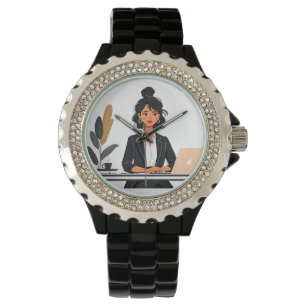 Montre Chemise Boss Lady CEO Femme Ciel Urbain T-Shirt Em