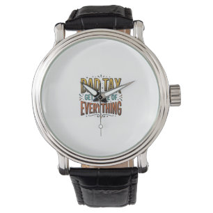 Montre Chemise de conception de gravure vintage Funny Dad