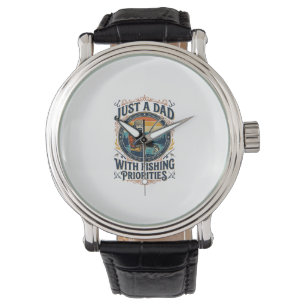 Montre Chemise de papa de pêche de jour de père Juste un