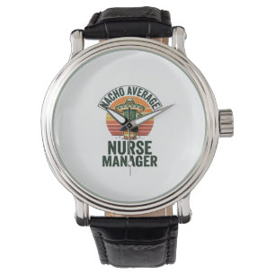 Montre Chemise drôle de cactus Nacho Infirmière moyenne G