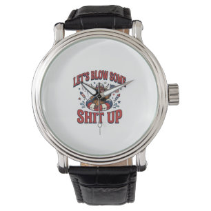 Montre Chemise drôle de vache des Highlands patriotique a