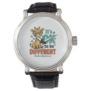 Montre Chemise vintage girafe différente de sensibilisati