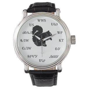 Montre cherokee d'écureuil