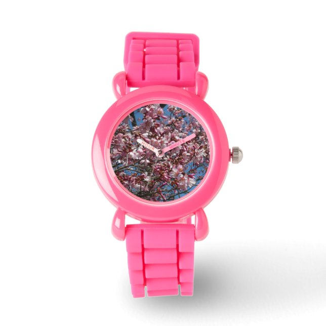 Montre Cherry Blossoms et Blue Sky Spring Floral (Recto)