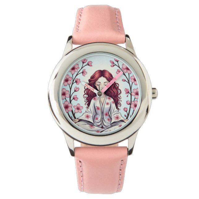 Montre CherryBlossomWitch (devant)