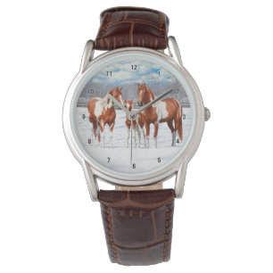Montre Chestnut Pinto Sorrel Peinture Quarter Chevaux Dan