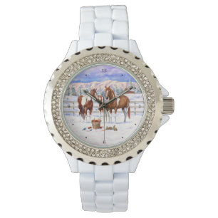 Montre Chestnut Pinto Sorrel Peinture Quarter Chevaux Dan