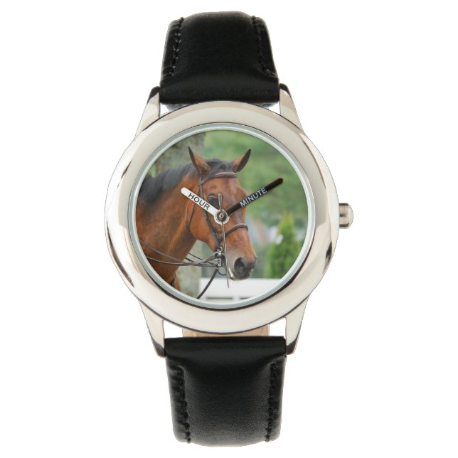 Montre Cheval arabe de la baie (devant)