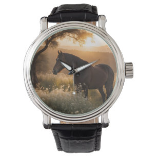 Montre Cheval en paysage